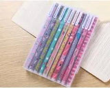 10 Pcs  Pack Colored Gel Pen Ink Pen Promotional Gift Stationery School & Office Supply Charge Hub X