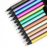 12-color Metallic Colored Pencils Charge Hub X