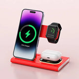 3 - in - 1 15W Wireless Charging Night Light & Fast Charging Station - Charge Hub X