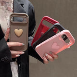3D Heart Phone Case – Cute Shockproof Protective Cover for iPhone/Samsung - Charge Hub X
