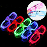 LED Glasses 2024 New Year Party Bar Concert Props Luminous Glasses Charge Hub X