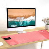 AQ Multifunctional & Eco-friendly Office Desk Mouse Mat PVC+DS Material, Pink Aquarius