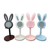 Adjustable Rabbit Design Mobile Phone Bracket – Multifunctional & Portable Desktop Stand Charge Hub X