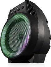 Akai A58168 Vibes 4 Inch LED Party Speaker, Bluetooth Connectivity, Wireless & Portable, 5W, Black AKAI