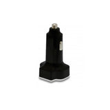 Aquarius PowerUp 4-Port USB Power Dash Car Charger Black Aquarius