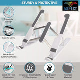 Aspect 8 Angles Adjustable Foldable Laptop Holder Suitable for All Laptops Aspect