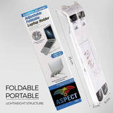 Aspect 8 Angles Adjustable Foldable Laptop Holder Suitable for All Laptops Aspect
