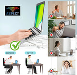 Aspect 8 Angles Adjustable Foldable Laptop Holder Suitable for All Laptops Aspect
