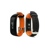 Bas-tek V5s Pro Lightweight Bluetooth Fitness Watch and Activity Tracker Orange Aquaries