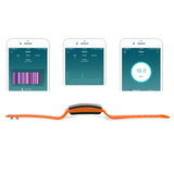 Bas-tek V5s Pro Lightweight Bluetooth Fitness Watch and Activity Tracker Orange Aquaries