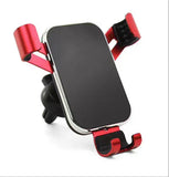 Car Phone Holder Aluminum Alloy Air Vent Mount Universal Mobile Stand Bracket Charge Hub X