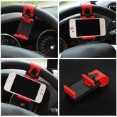 Car Steering Wheel Clip Mount Holder Charge Hub X