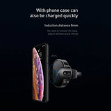 Car Wireless Charging Phone Holder With Infrared Sensor Charge Hub X