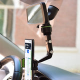 Car & Desktop Phone Holder – Adjustable Mount Stand for Dashboard, Desk or Windshield - Charge Hub X