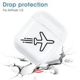Compatible with Apple, airpods Wireless Bluetooth headset protective cover/Storage Box Charge Hub X