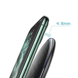 Two smartphone models side by side with a thickness measurement of <=8mm.