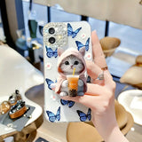 Creative Cartoon Acrylic Flat Cartoon Phone Holder Charge Hub X