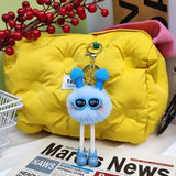Creative Keychain Cute Three-dimensional Cartoon Doll Charge Hub X