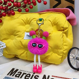 Creative Keychain Cute Three-dimensional Cartoon Doll Charge Hub X
