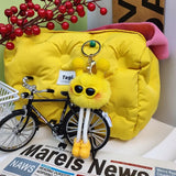 Creative Keychain Cute Three-dimensional Cartoon Doll Charge Hub X