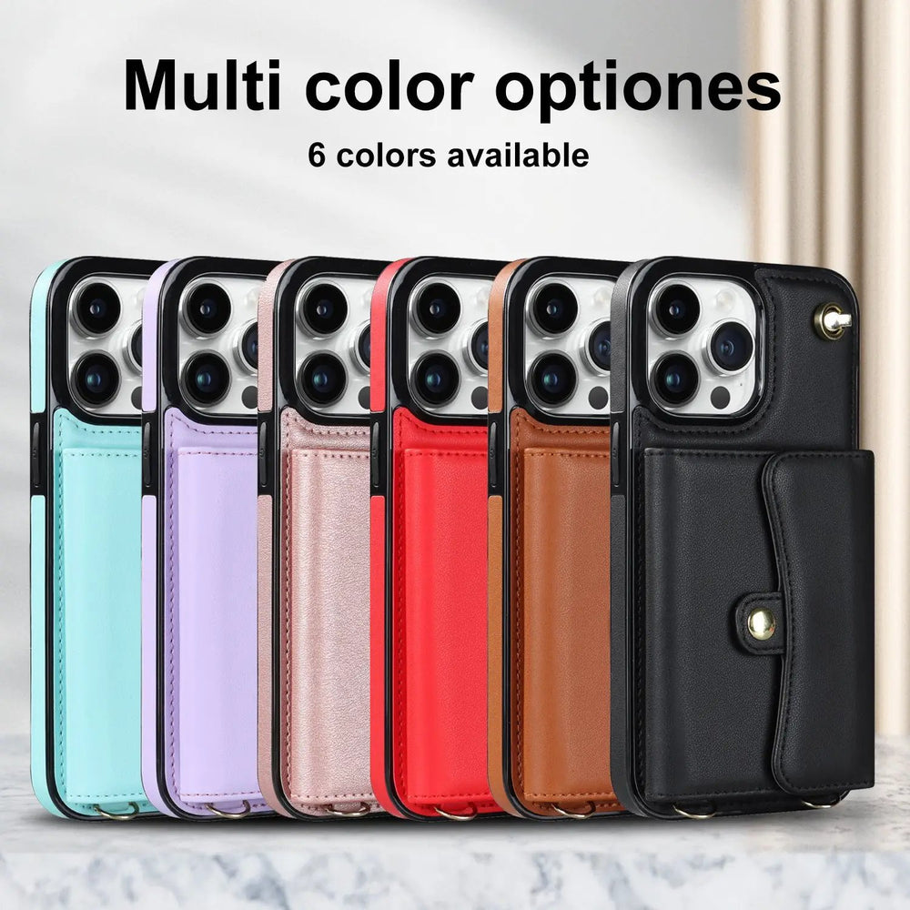 Crossbody Card Holder Phone Case Multi-function Card Holder Charge Hub X