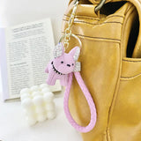 Cute Puppy Blue Key Exquisite Pendant With Keychain Charge Hub X
