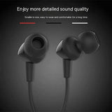 Earphone In-ear Dynamic Bass Boost Subwoofer Music Mobile Phone Earphone In-ear Wired Charge Hub X