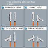 Fast Charge Line Mobile Phone Charging Cable Charge Hub X