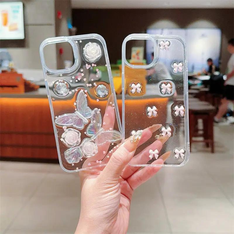 Japanese And Korean Love Rose Phone Case Charge Hub X