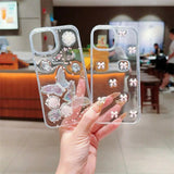 Japanese And Korean Love Rose Phone Case Charge Hub X