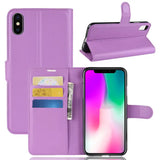 Leather Card Holder Phone Case for iPhone 13 Series Charge Hub X