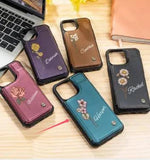 Leather Phone Case Charge Hub X