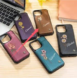 Leather Phone Case Charge Hub X