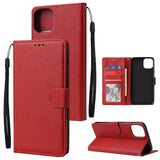 Leather Phone Case With 3 Card Wallet Flip Style Slim Charge Hub X