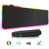 Luminous RGB Mouse Pad Luminous Symphony Game LED Rubber Table Mat Charge Hub X