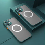 Magnetic Mobile Phone Case for iPhone Charge Hub X