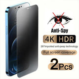 Mobile Phone Anti-peeping Tempered Glass Full Screen Charge Hub X