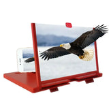 Mobile Phone Screen Magnifier Stand 3D HD Video Amplifier for Movies & Streaming Charge Hub X