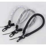 Mobile Phone Short Polyester Rope Anti-theft Wrist Strap Keychain Charge Hub X