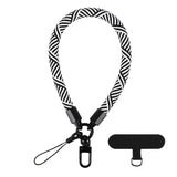 Mobile Phone Short Polyester Rope Anti-theft Wrist Strap Keychain Charge Hub X