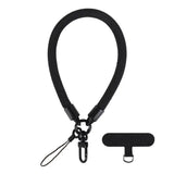 Mobile Phone Short Polyester Rope Anti-theft Wrist Strap Keychain Charge Hub X
