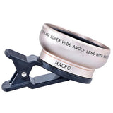 Mobile phone lens 0.45Xwide angle 12.5 times the macro external lens photography camera universal HD Combo Charge Hub X