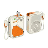 Power Bank Five - in - one Magnetic Suction Wireless Charger With Cable - Charge Hub X