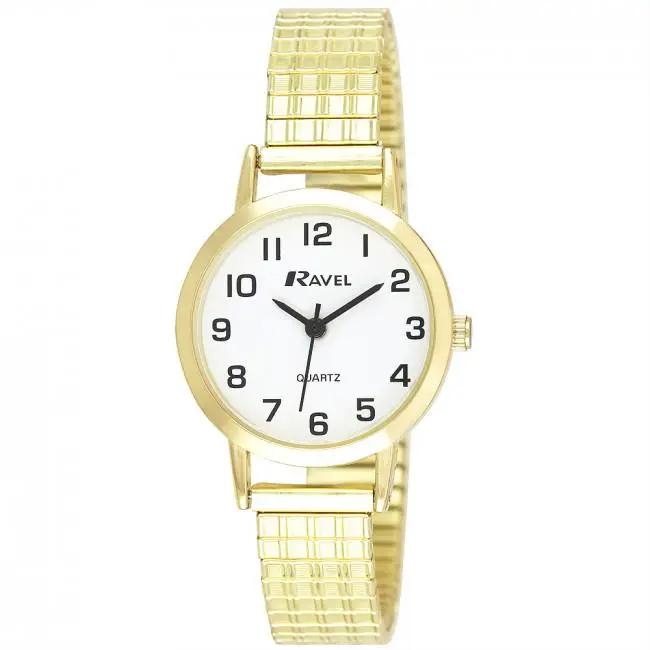 Ravel Ladies Gold White Dial Watch R0201.02.2S Ravel