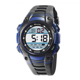 Ravel Mens 3ATM Digital Sports Black/Blue Watch RDG.14.10 Ravel