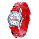 Relda Children's Analogue 3D Fire Engine Red Silicone Strap Boy's Watch REL48 Relda