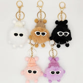 Rex Rabbit Fur Small Briquettes Elf Cute Plush Doll Pendant Keychain Charge Hub X
