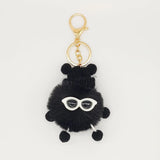 Rex Rabbit Fur Small Briquettes Elf Cute Plush Doll Pendant Keychain Charge Hub X