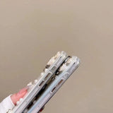 Shell Pattern Camellia Flower Phone Case Cute Protective Cover Charge Hub X