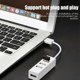 Small Row Plug Usb Hub Usb Splitter Mini Small Four-port Usb 2.0 Hub Charge Hub X